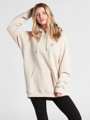 Truly Stoked Boyfriend Hoodie - Bone