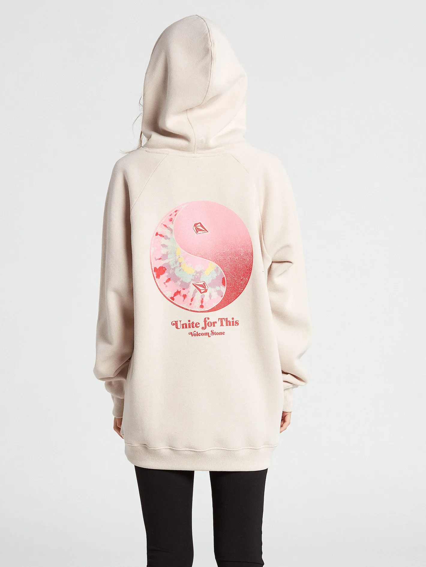 Truly Stoked Boyfriend Hoodie - Bone