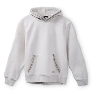 Mens UGG Tasman Hoodie in Caribou Heather - Cozy and Stylish Fleece Pullover