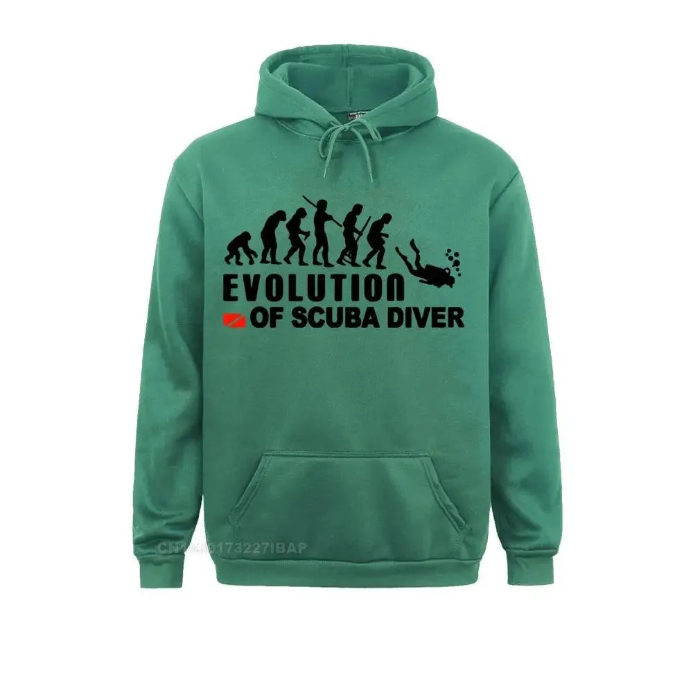 Unisex Hoodie: Evolution Of Scuba Diver