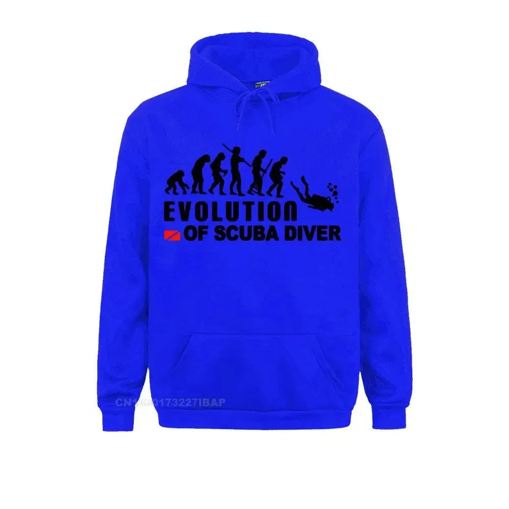 Unisex Hoodie: Evolution Of Scuba Diver