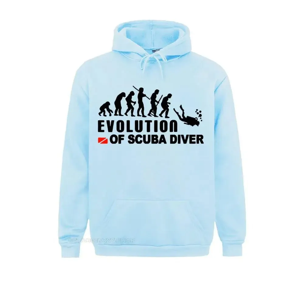 Unisex Hoodie: Evolution Of Scuba Diver