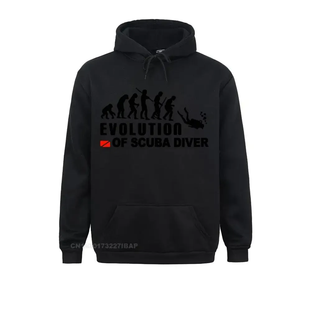 Unisex Hoodie: Evolution Of Scuba Diver