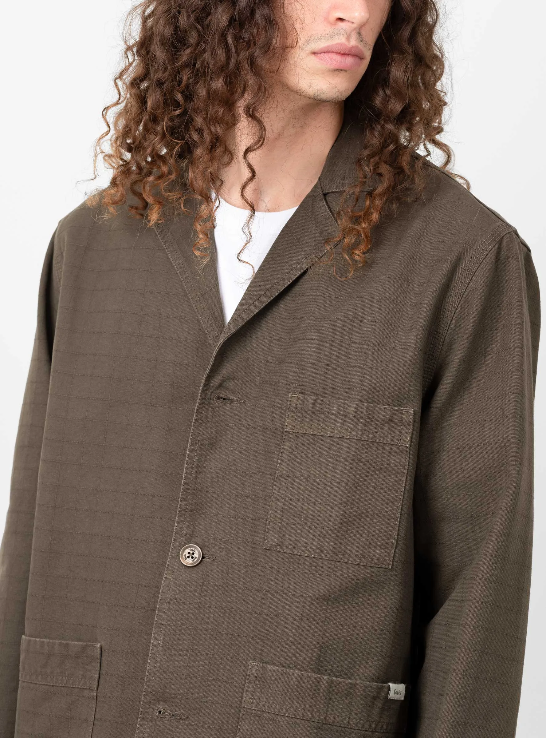 Valley Unconstructed Blazer Cold Brown