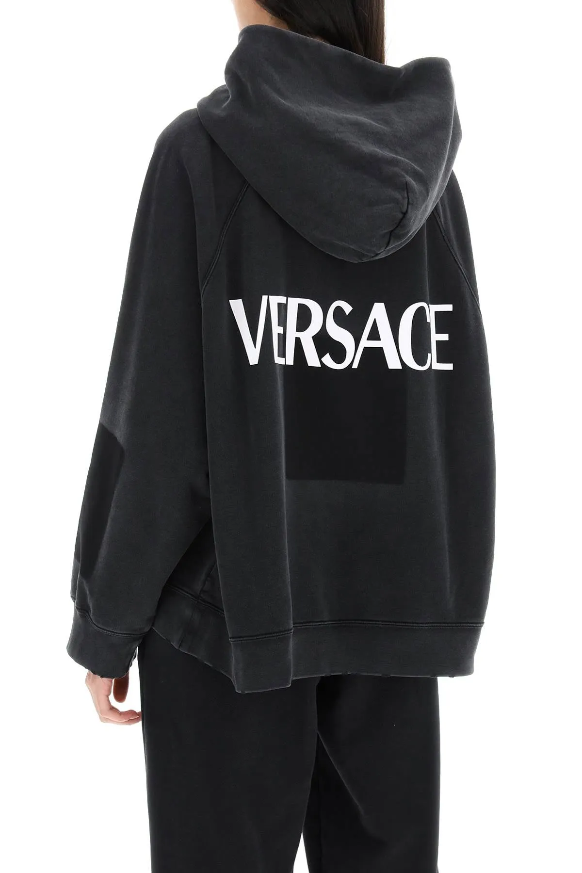 Versace logo hoodie