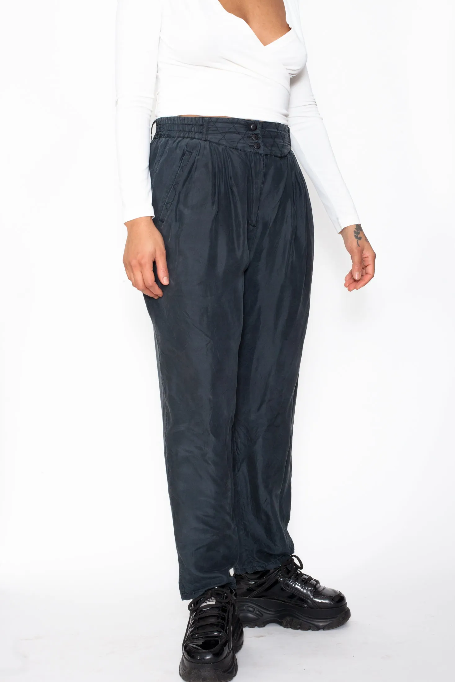 Vintage 80s Black Trousers