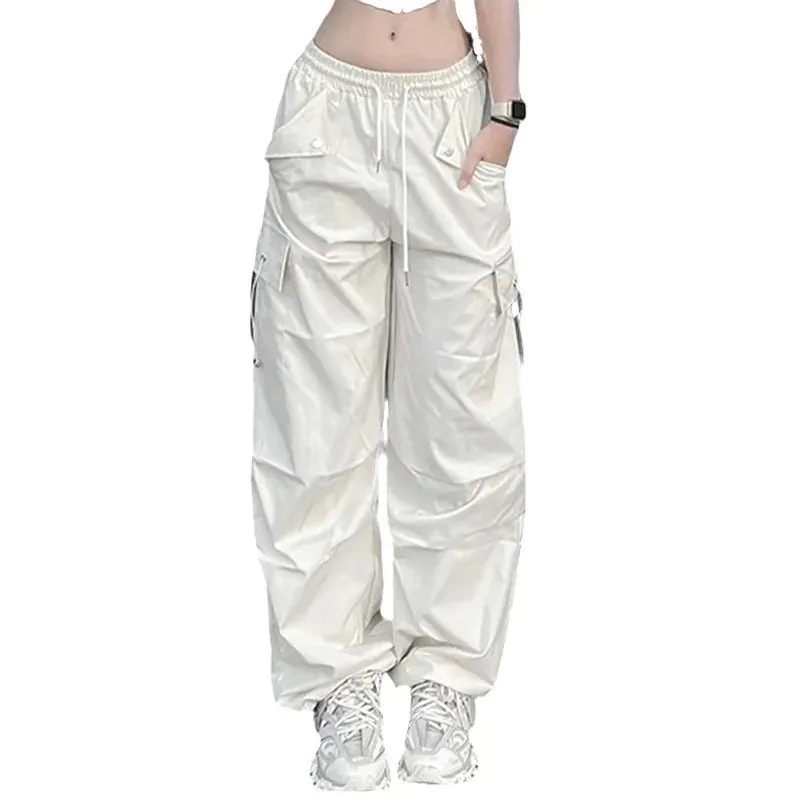 Vintage Cargo Pants Women Oversize High Street Fashion Baggy Casual Wide Leg Jogger Pants