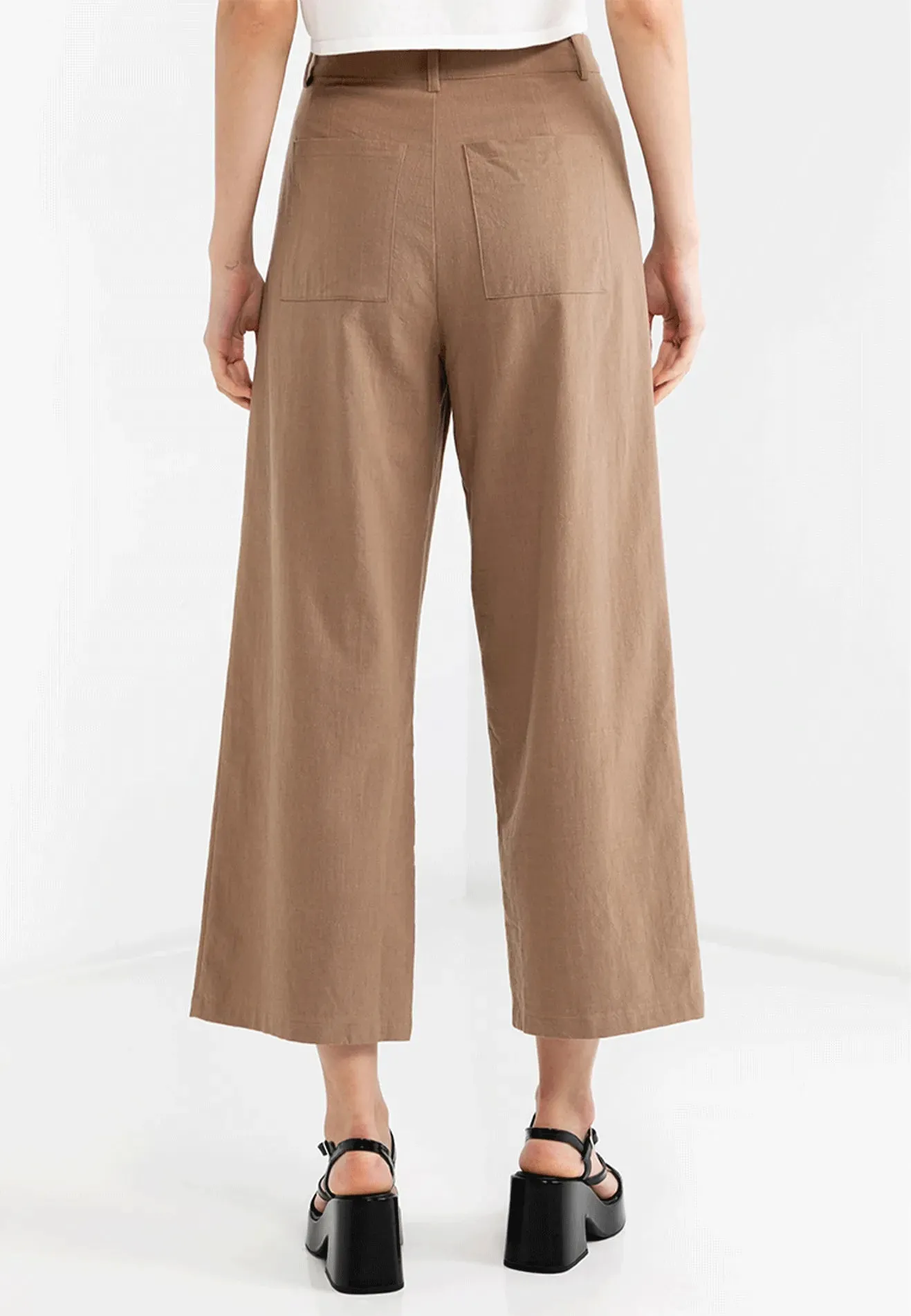 VOIR JEANS Hey Summer Collection: Casual Linen Wide Leg Pants