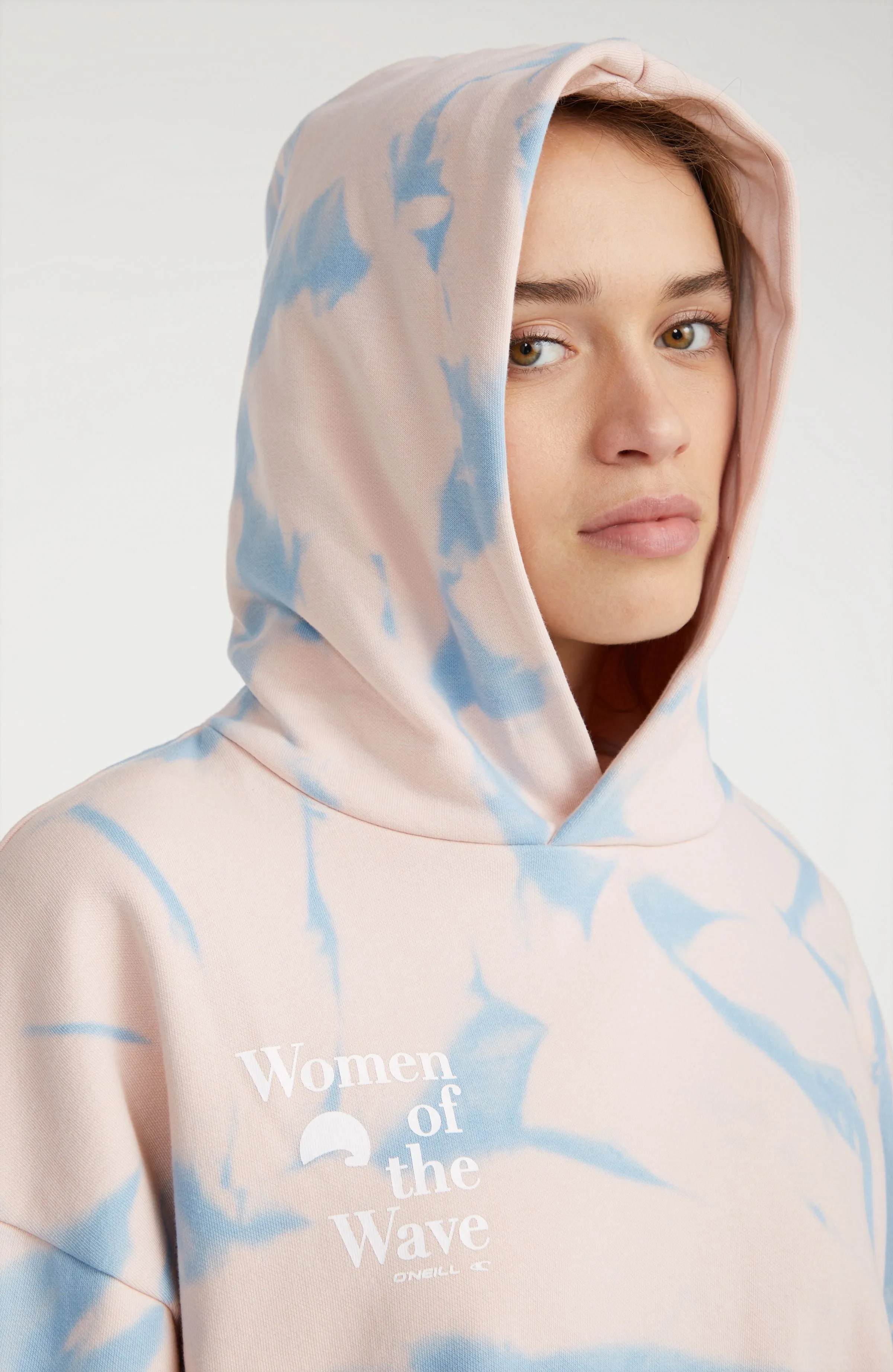 Women of the Wave Hoodie | Pink Tie Dye