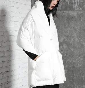 Women Puffer Cloak Winter Women Down Coat 2108