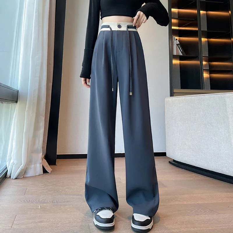 Women Wide Oversized Denim Loose Streetwear Trousers Baggy Vintage Designer Pants