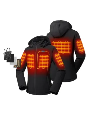 Women's Dual Control Heated Jacket with 5 Heating Zones (Chest Heating)