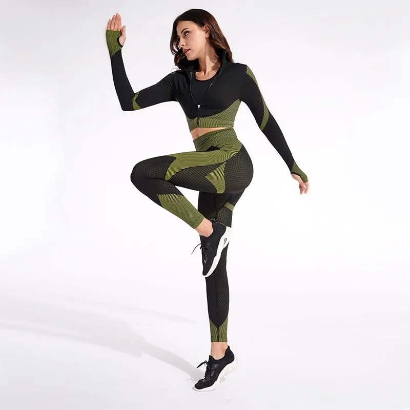 Yoga set seamless women sportswear fitness Yoga Clothing