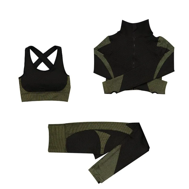 Yoga set seamless women sportswear fitness Yoga Clothing