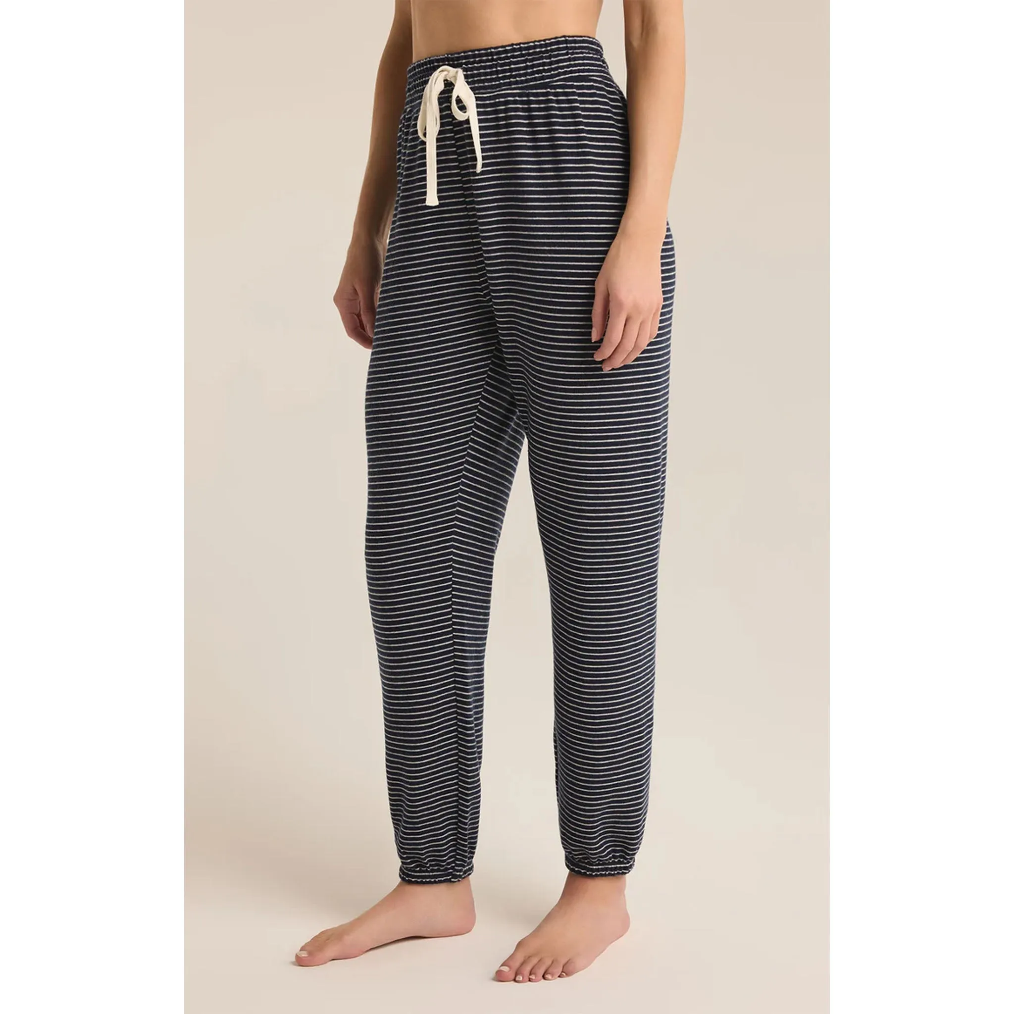 Z Supply Lounge Stripe Jogger in Eclipse