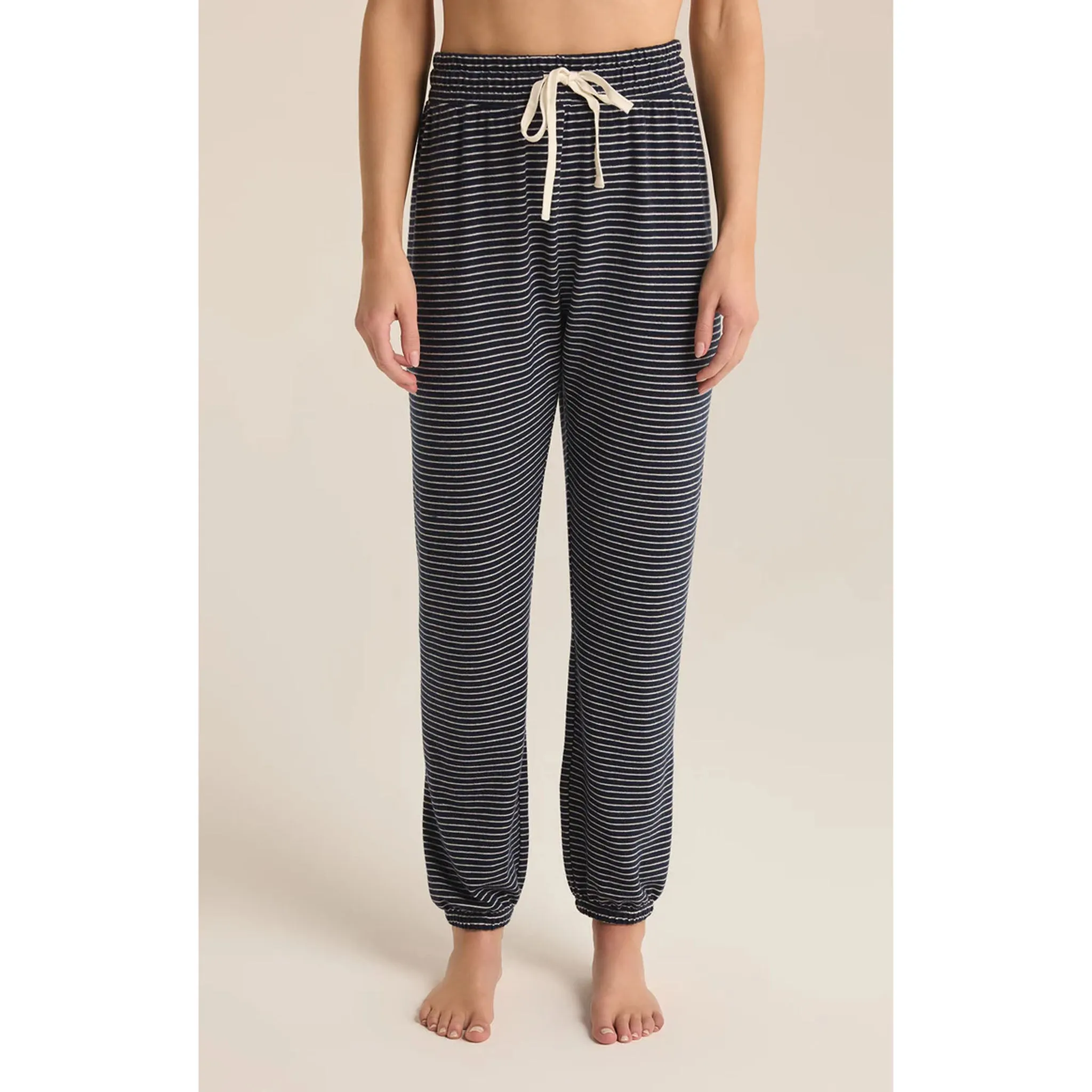 Z Supply Lounge Stripe Jogger in Eclipse