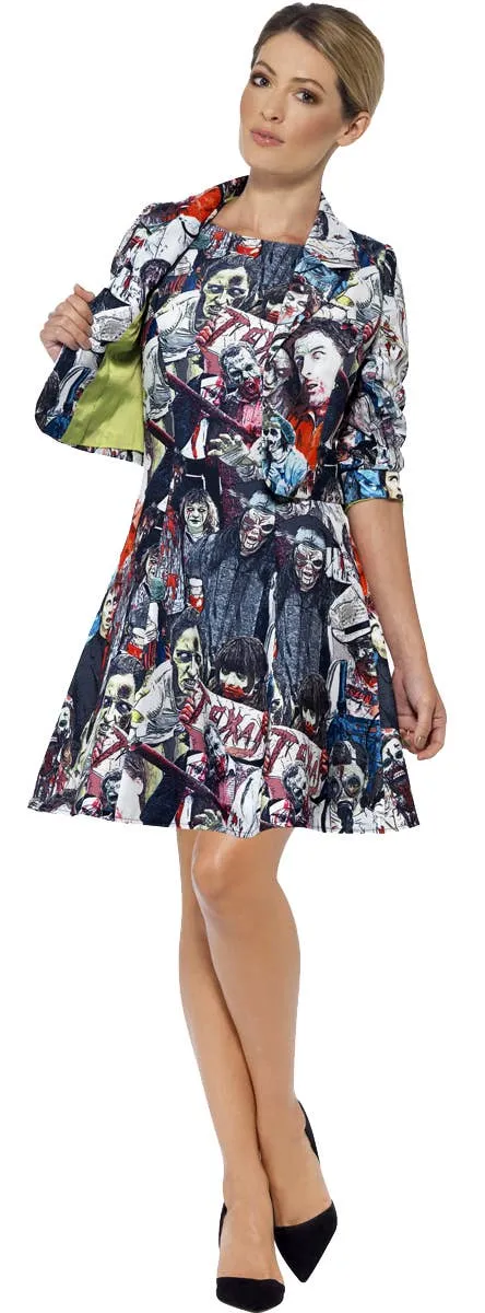 Zombie Stand Out Suit Womens Halloween Costume